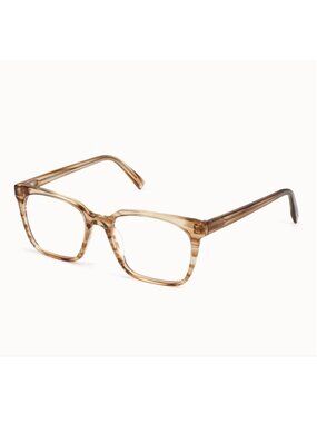Warby Parker Hughes Chestnut Crystal Eyeglasses Frames Small